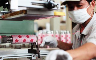 printing method for water bottle