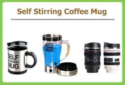 fashion Creative Automatic coffee stirrer hot-selling Self Stirring Coffee  Mug