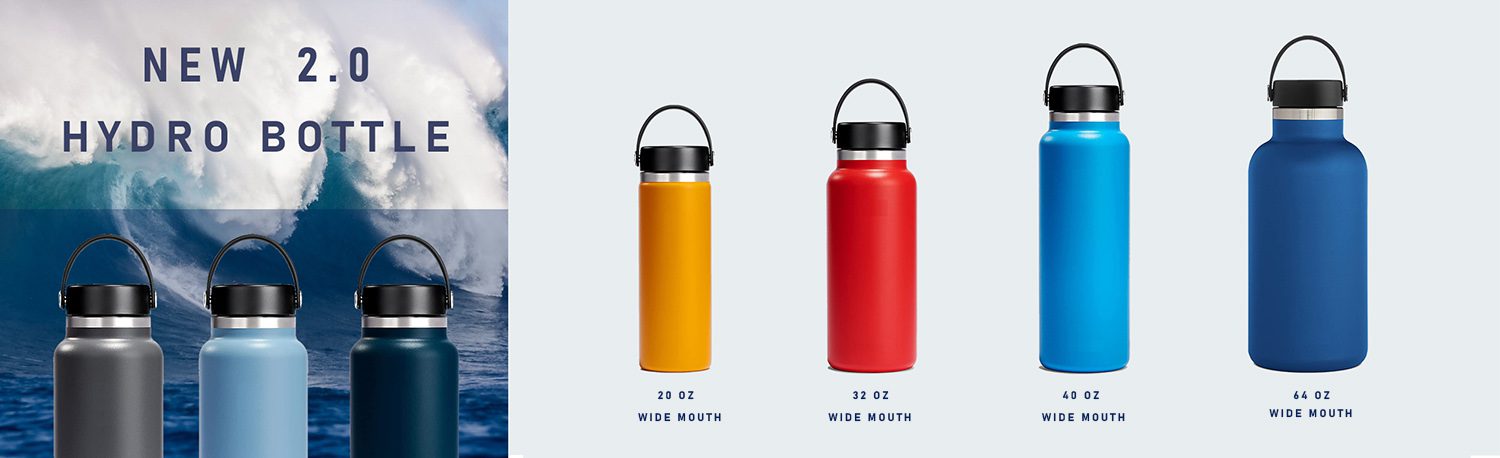 hydro flask 2.0 water bottle