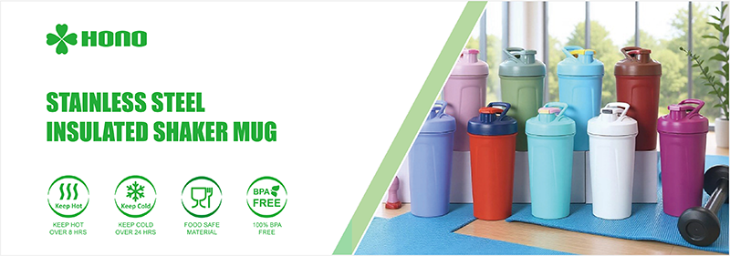 Protein shaker mug