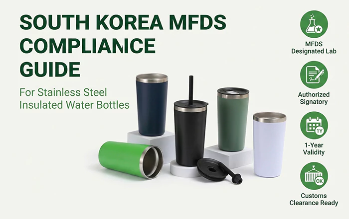 MFDS testing for water bottle