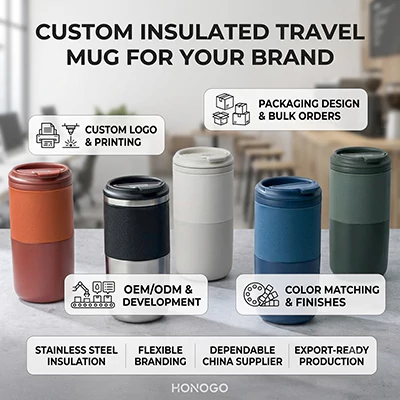 Custom logo travel mug Custom logo travel mug