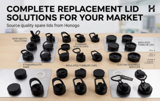 Replacement lid for water bottle and mugs