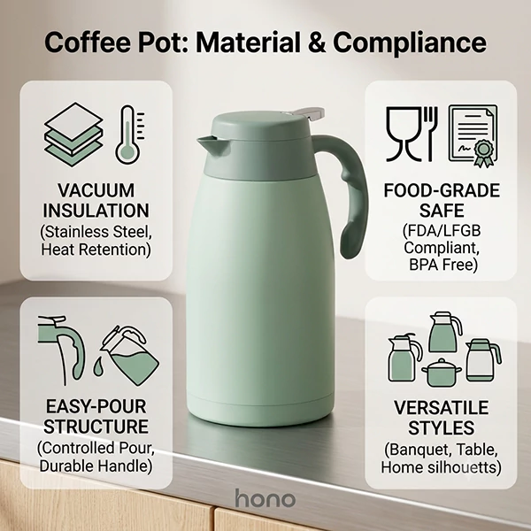 Coffee pot material