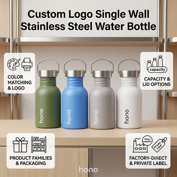 Custom stainless steel water bottle