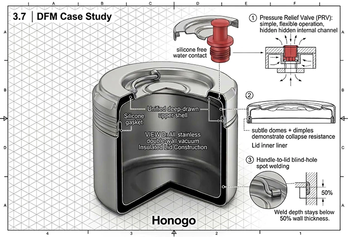 all steel insulated food container