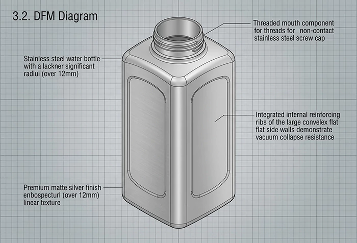 square water bottle manufacturing