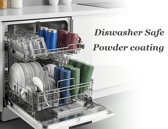 Dishwasher safe powder coating Dishwasher safe powder coating